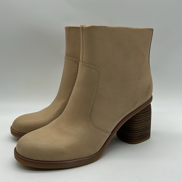 2275- Korks Ankle Boots Cream Colors Size 10 M NWT - Picture 3 of 14